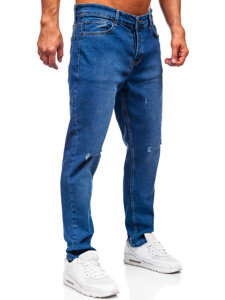 Homme Pantalon en jean regular fit Bleu foncé Bolf 6636