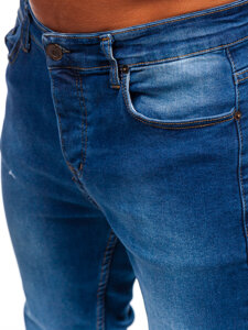 Homme Pantalon en jean regular fit Bleu foncé Bolf 6743