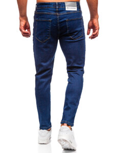 Homme Pantalon en jean regular fit Bleu foncé Bolf 6814