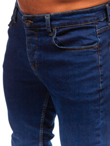 Homme Pantalon en jean regular fit Bleu foncé Bolf 6814