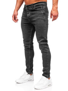 Homme Pantalon en jean regular fit Noir Bolf 6008