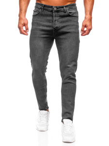 Homme Pantalon en jean regular fit Noir Bolf 6077