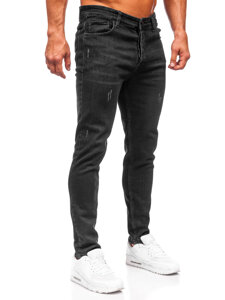 Homme Pantalon en jean regular fit Noir Bolf 6080