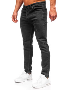 Homme Pantalon en jean regular fit Noir Bolf 6080