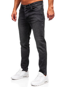 Homme Pantalon en jean regular fit Noir Bolf 6644