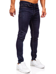 Homme Pantalon en jean skinny fit Bleu foncé Bolf 5308