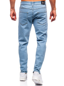 Homme Pantalon en jean slim fit Bleu Bolf 6446