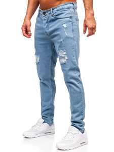 Homme Pantalon en jean slim fit Bleu Bolf 6461