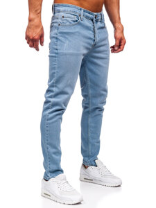 Homme Pantalon en jean slim fit Bleu Bolf 6472