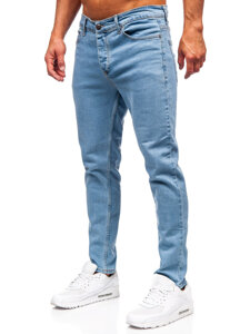 Homme Pantalon en jean slim fit Bleu Bolf 6480