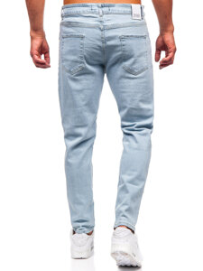 Homme Pantalon en jean slim fit Bleu Bolf 6561