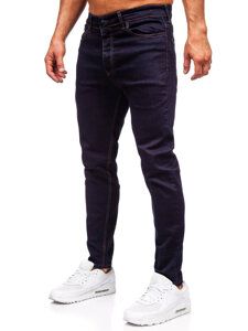 Homme Pantalon en jean slim fit Bleu foncé Bolf 5367
