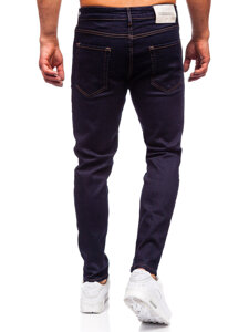 Homme Pantalon en jean slim fit Bleu foncé Bolf 5367