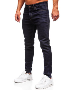 Homme Pantalon en jean slim fit Bleu foncé Bolf 5380