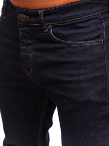 Homme Pantalon en jean slim fit Bleu foncé Bolf 5380