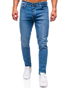 Homme Pantalon en jean slim fit Bleu foncé Bolf 6471