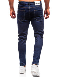 Homme Pantalon en jean slim fit Bleu foncé Bolf 6785