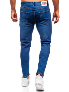 Homme Pantalon en jean slim fit Bleu foncé Bolf 6811