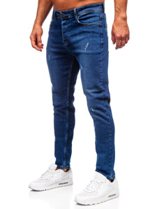 Homme Pantalon en jean slim fit Bleu foncé Bolf 6835