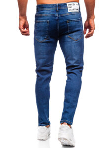 Homme Pantalon en jean slim fit Bleu foncé Bolf 6835