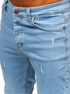 Homme Pantalon en jean slim fit Blue Bolf 6199