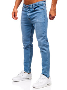 Homme Pantalon en jean slim fit Blue Bolf 6487