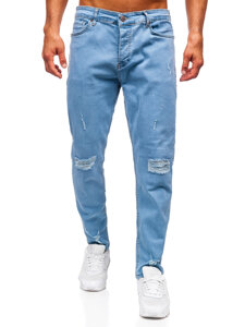 Homme Pantalon en jean slim fit Blue Bolf 6580