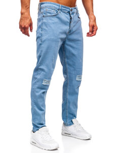 Homme Pantalon en jean slim fit Blue Bolf 6580