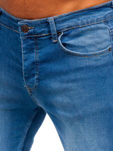 Homme Pantalon en jean slim fit Blue Bolf 6595