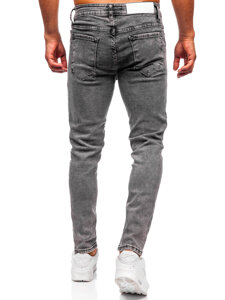 Homme Pantalon en jean slim fit Graphite Bolf 6506