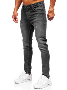 Homme Pantalon en jean slim fit Graphite Bolf 6541