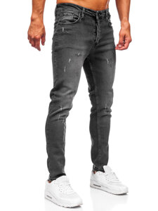 Homme Pantalon en jean slim fit Graphite Bolf 6541