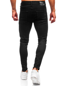 Homme Pantalon en jean slim fit Noir Bolf 6100