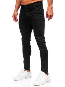 Homme Pantalon en jean slim fit Noir Bolf 6103