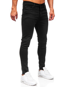 Homme Pantalon en jean slim fit Noir Bolf 6103