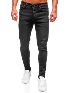 Homme Pantalon en jean slim fit Noir Bolf 6131