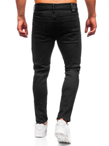 Homme Pantalon en jean slim fit Noir Bolf 6382