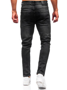 Homme Pantalon en jean slim fit Noir Bolf 6489