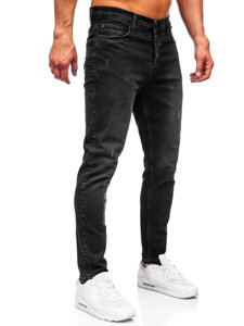 Homme Pantalon en jean slim fit Noir Bolf 6494