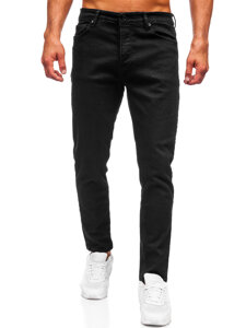 Homme Pantalon en jean slim fit Noir Bolf 6522