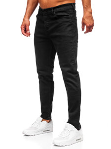 Homme Pantalon en jean slim fit Noir Bolf 6522