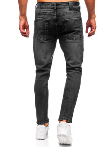 Homme Pantalon en jean slim fit Noir Bolf 6526