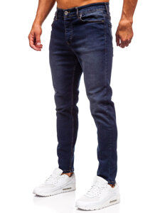 Homme Pantalon en jean slim fit Noir Bolf 6576