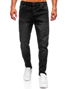 Homme Pantalon en jean slim fit Noir Bolf 6588