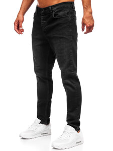 Homme Pantalon en jean slim fit Noir Bolf 6588