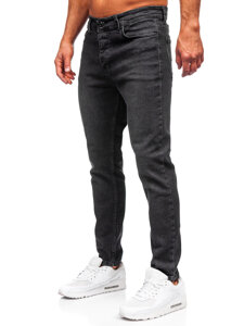 Homme Pantalon en jean slim fit Noir Bolf 6648