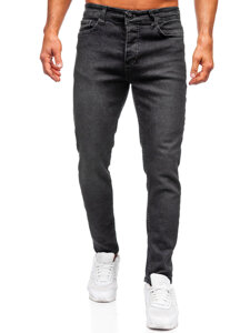 Homme Pantalon en jean slim fit Noir Bolf 6648