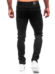 Homme Pantalon en jean slim fit Noir Bolf E7838