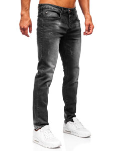 Homme Pantalon en jean slim fit Noir Bolf MP0064N