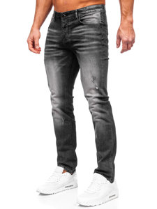 Homme Pantalon en jean slim fit Noir Bolf MP0070N